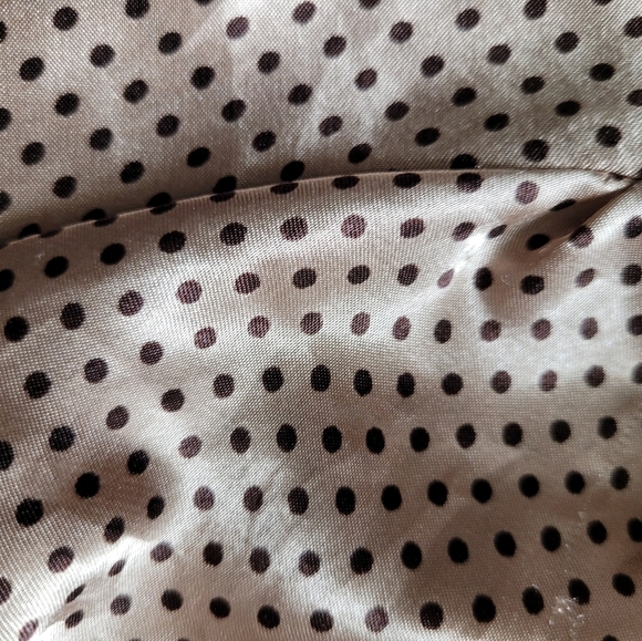 Bcx polka dot girls satin short sleeve blouse - Picture 4 of 6